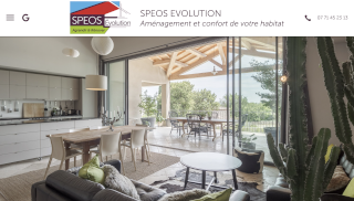 Réalisation du site Spéos Evolution